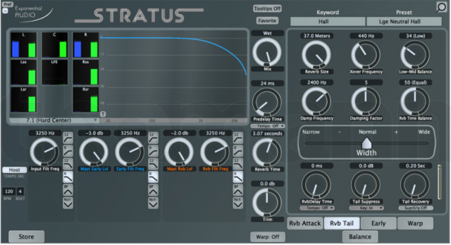 Exponential Audio STRATUS Reverb Surround