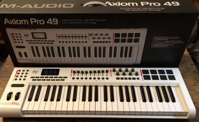Teclado piano midi usb m-audio Axiom Pro 49