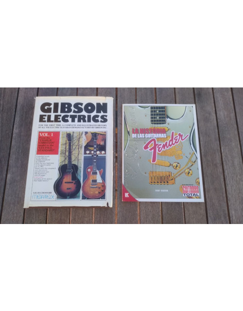 Libro GIBSON y libro FENDER (50€)