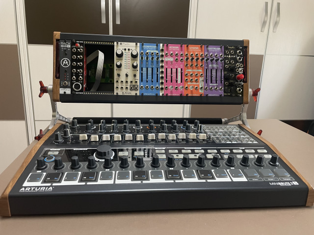 Arturia minibrute 2s + rackbrute 3U + lote de módulos