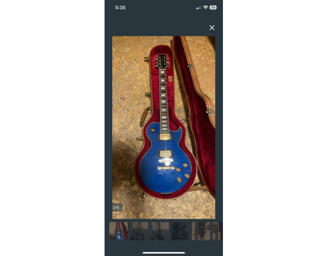 Guitarra Richwood RE-129 modelo Les Paul