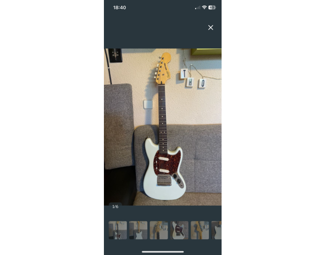 Guitarra Squier Mustang
