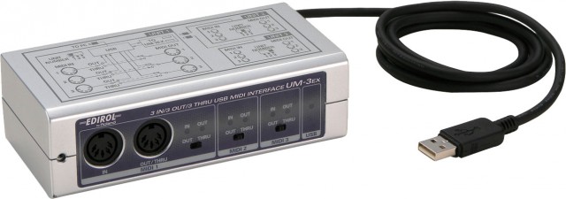 Vendo interface midi USB Edirol UM-3eX