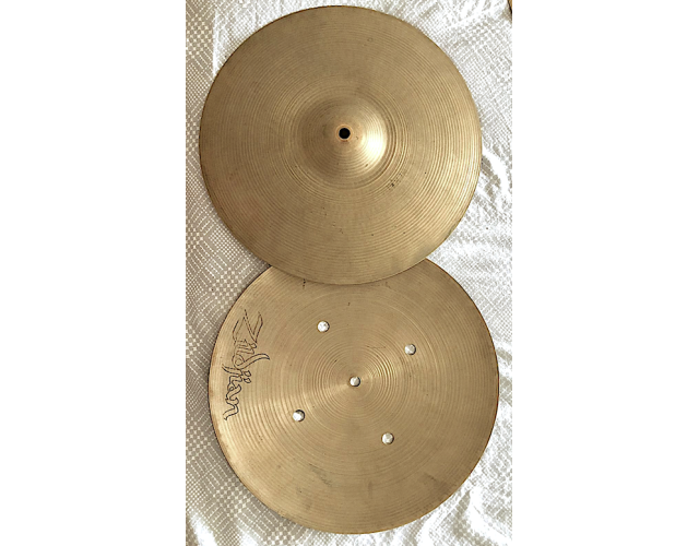 Zildjian 70's Vintage 14" Hi Hat Hollow Log