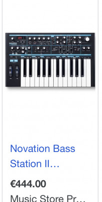 Tengo Novation Bass 2, quiero Moog M32