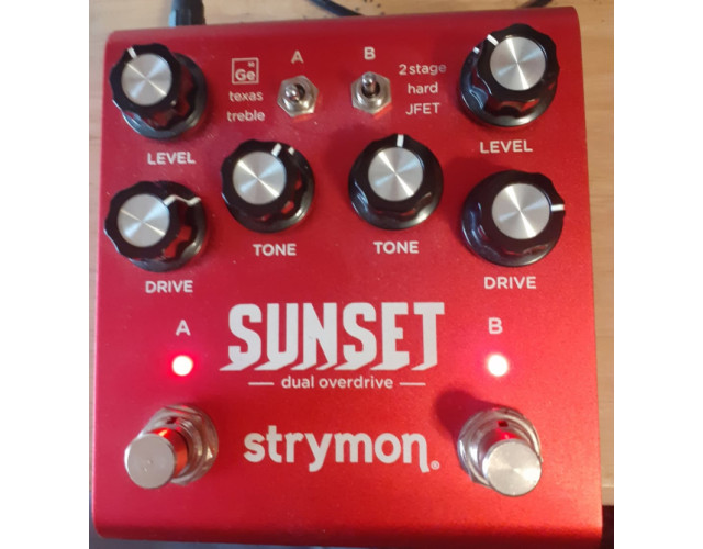Pedal STRYMON SUNSET Overdrive y  Distorsión.