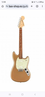 Fender Mustang firemist gold