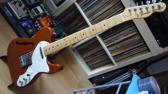 Fender Telecaster Thinline 69 Reissue - 1985-86 Japón (Fuji Gen) Estudio cambios en mano