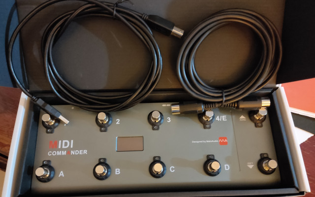 Pedalera midi commander melo audio