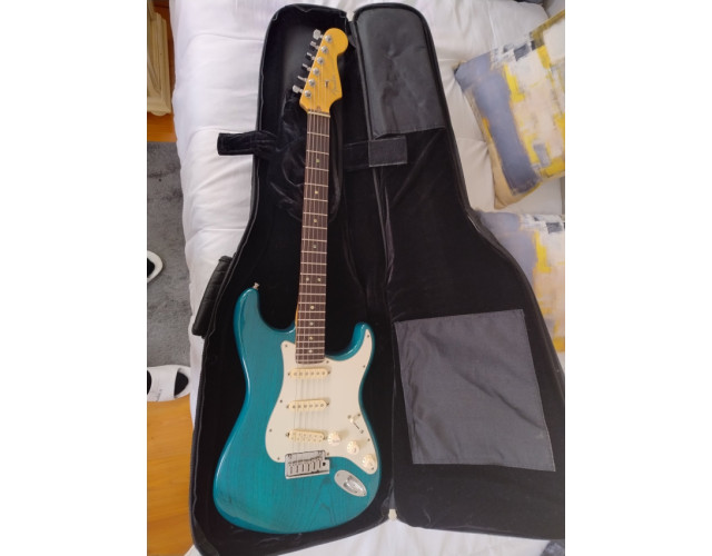 Fender stratocaster American de luxe teal green 2002