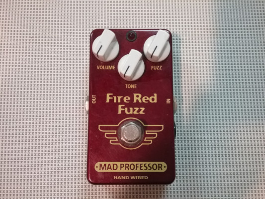Mad Professor Fire Red Fuzz hand wired
