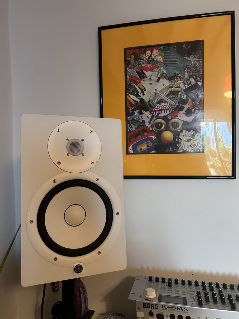 Pareja Yamaha HS8 blancos