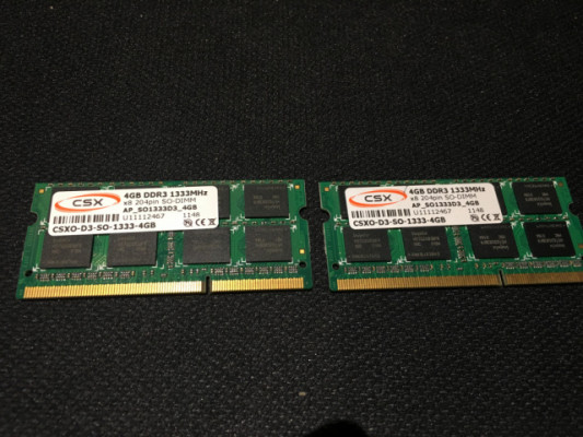 MEMORIA RAM (2 X 4GB) Mac Pro 15'' i7 2011