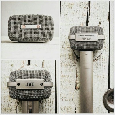 Micrófono estéreo vintage JVC M201
