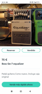 Boss Ge-7 equalizer