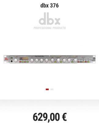 Channel strip DBX 376