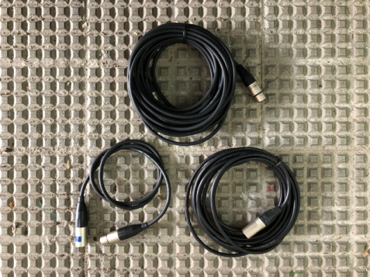 Pack cables XLR (buena calidad)