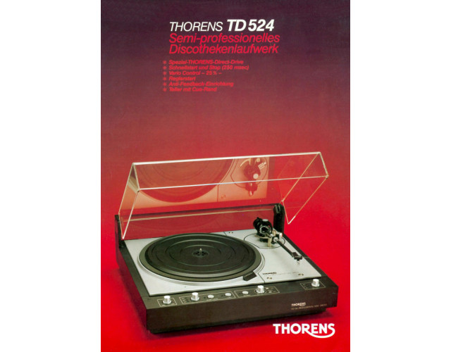 Plato Thorens TD524 nuevo