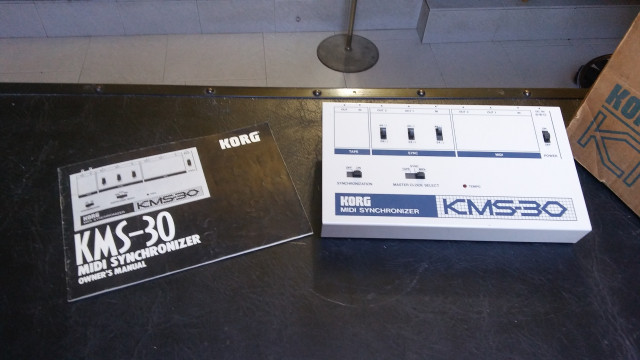 Korg KMS-30 sincronizador midi,sync,tape