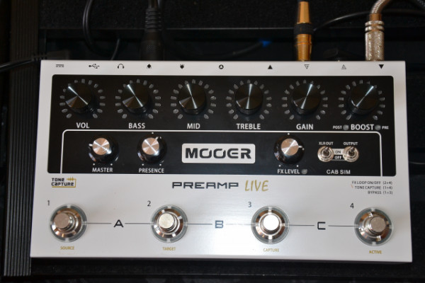 RESERVADO Mooer Preamp Live + MS70 CDR + Midi + Palmer