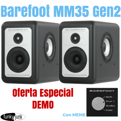 Monitores 3 vías Barefoot MM35 Gen2, con MEME