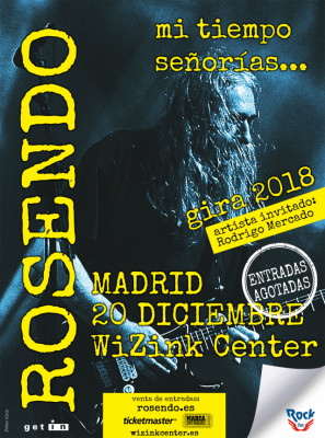 2 Entradas - Rosendo Madrid