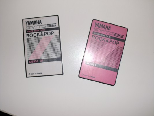 Tarjetas Yamaha SY/TG55 Card