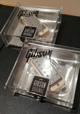 Pastillas Gibson mini humbucker Les Paul Deluxe set completo