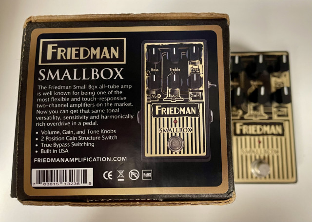 Friedman SMALLBOX OVERDRIVE PEDAL