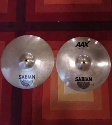 Sabian AAX Stage Hi-Hat 14" y Sabian AAX Stage Ride 20"