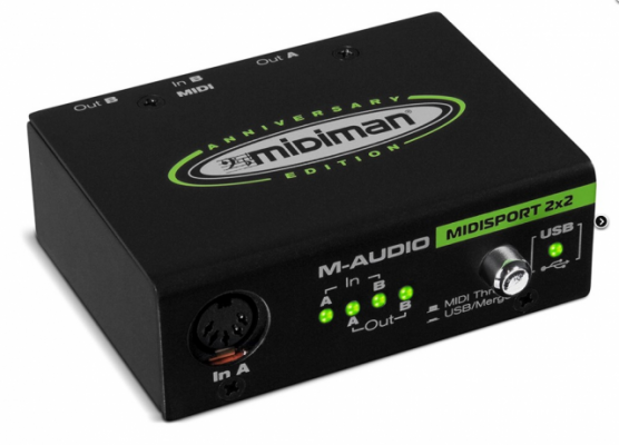 se vende m-audio Midisport 2X2 Anniversary Edition