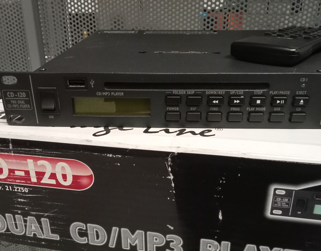 Reproductor doble CD/MP3/USB, Stage Line CD-120
