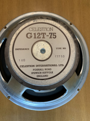 Celestion G12 T75 made in UK de 1987