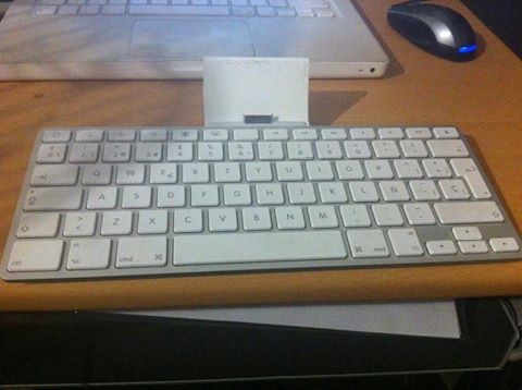 teclado apple para ipad dock