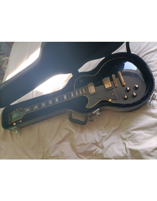 Antoria (Ibanez) Les Paul 1974 Black Beauty zurda / zurdo