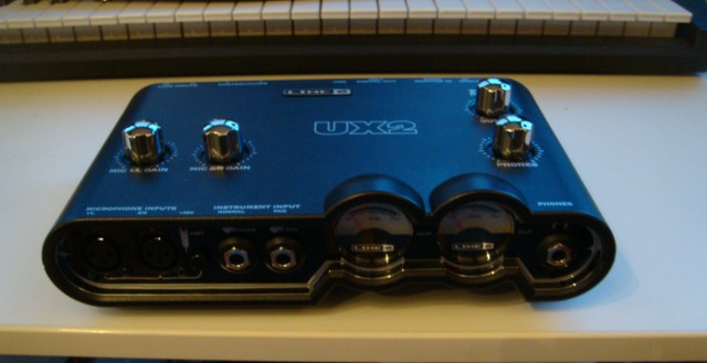 Tarjeta de sonido USB: Line6 UX2. Rebajada a 90 e.