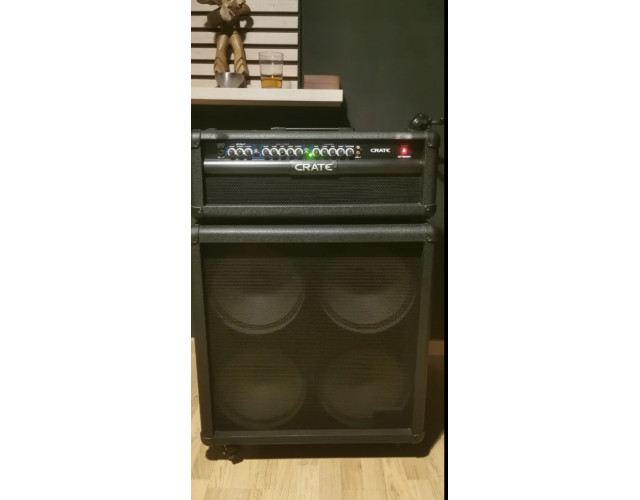 Amplificador guitarra Crate GT1200H pantalla+cabez