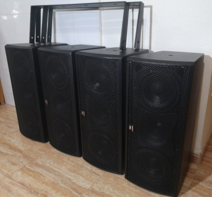 4 JBL MARQUIS SERIES MS28 + CREST CPX 1500