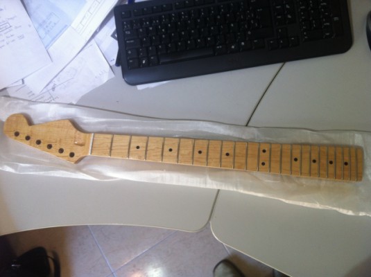 Mastil de arce para guitarra Stratocaster  tipo fender
