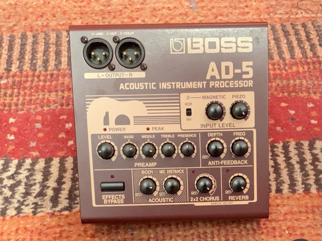 BOSS AD-5 (previo/procesador acústica) Made in Japan OCT/2005