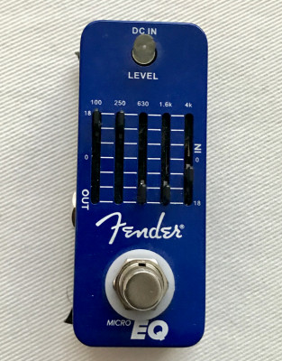Pedal ecualizador 5 bandas Fender Micro