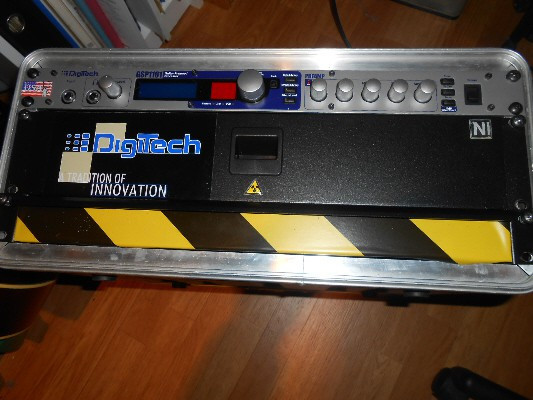 Digitech GSP 1101+pedalera control 2+ Rack 4 unidades + cajon 2 unidades