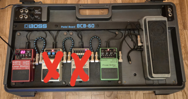 Pedalboard completa o por partes.