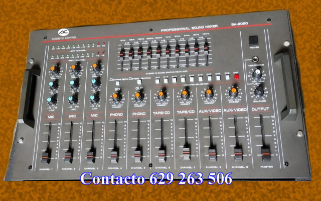MESA DE MEZCLAS PARA DJ