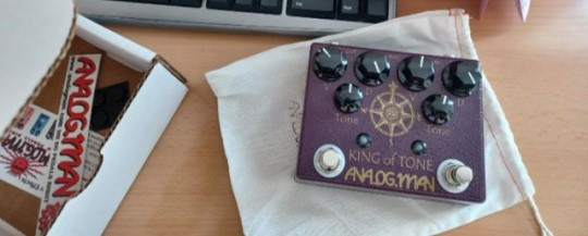 Analogman King of Tone High Gain Red Side