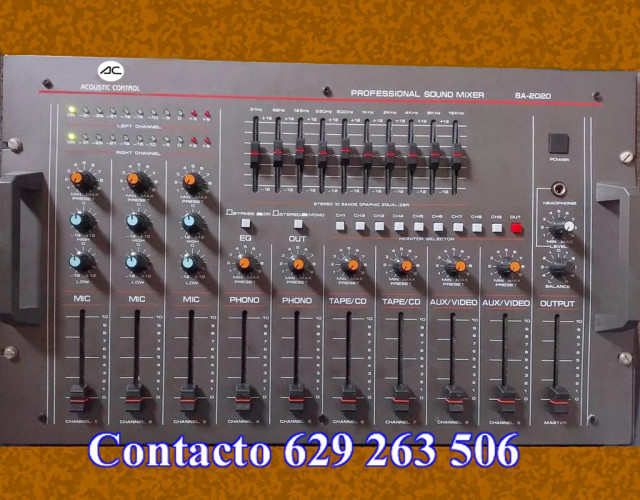 MESA DE MEZCLAS PARA DJ