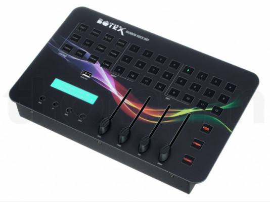 Mesa consola DMX Botex Rainbow Rider DMX + estuche