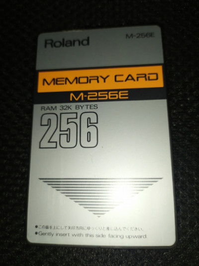 Roland Card 256 con banco Modern Sonic para Roland JD 990
