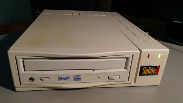Lector de CD ROM SCSI externo compatible con Akai