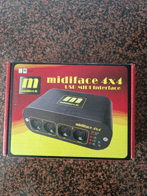Miditech midiface 4x4 USB MIDI interface